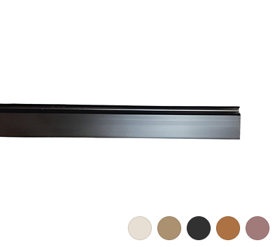 Lightweight ultima curtain track with sleek design and long-lasting finish