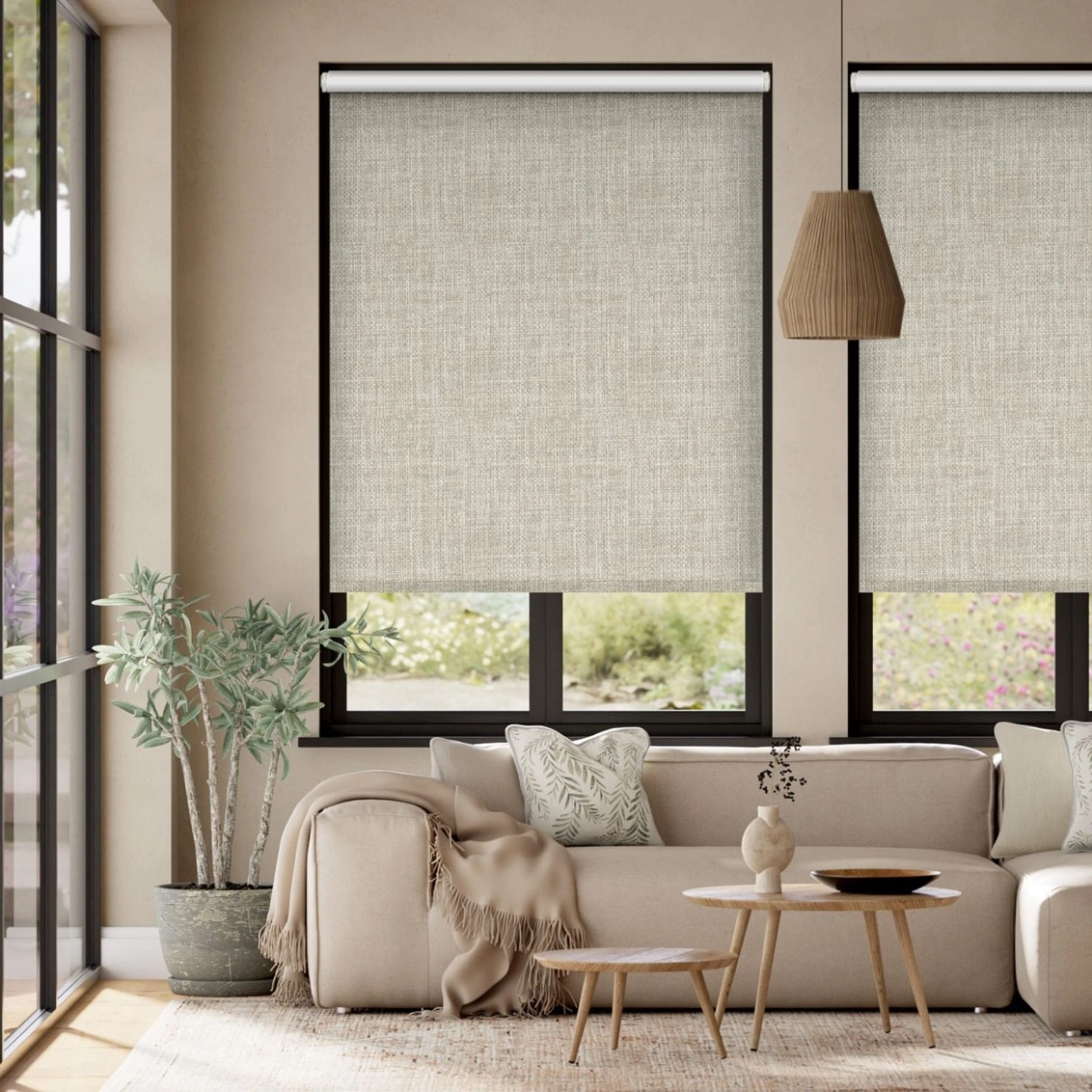 stylish roller blinds for privacy & light control in Telangana, Kondapur & Andhra Pradesh